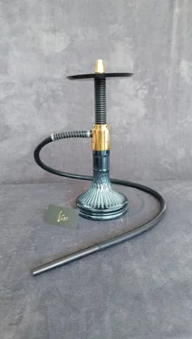 قلیان تنه کوتاه فنری شیشه کوچک کد 14